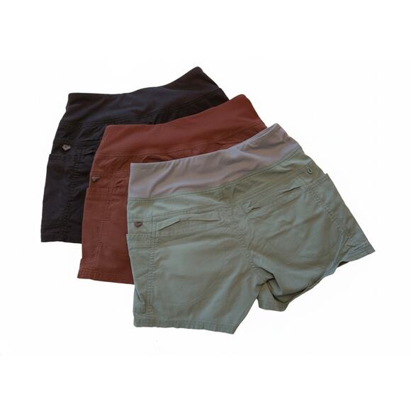 Lot of 3 Prana Kanab Hiking Climbing Outdoor Shorts Comfort Waistband Sz S - Picture 3 of 7